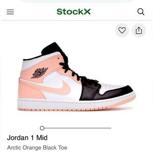 Nike Jordan's - Womens 10/Mens 8.5 - 1 mid crimson tint style
